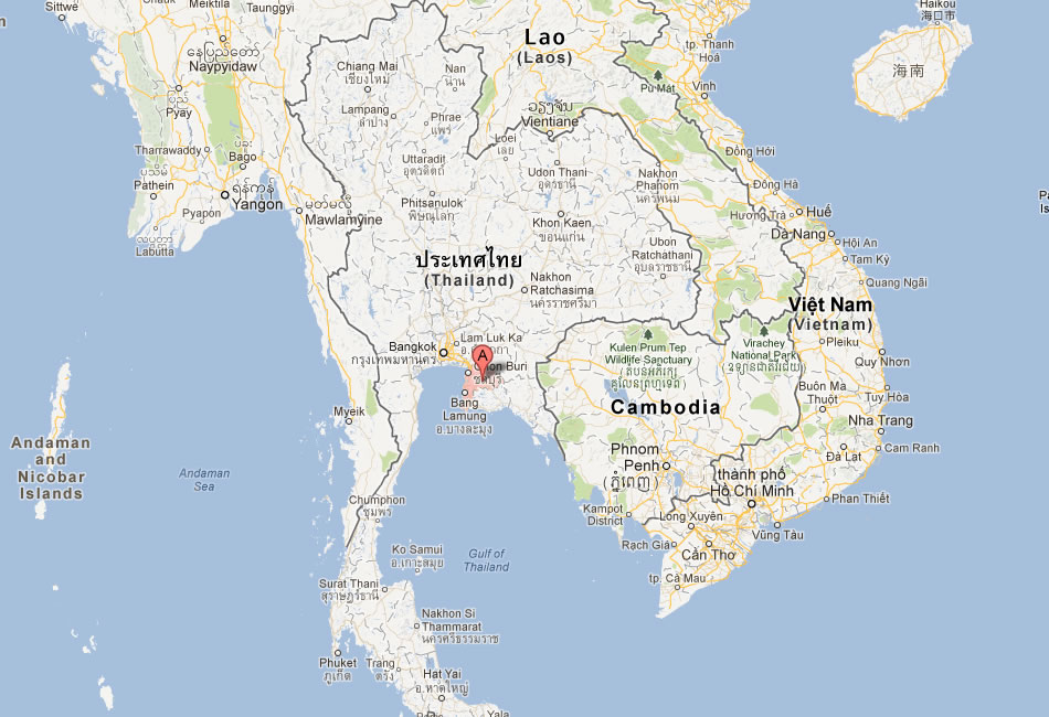 Map of Thailand