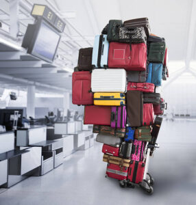 too much luggage