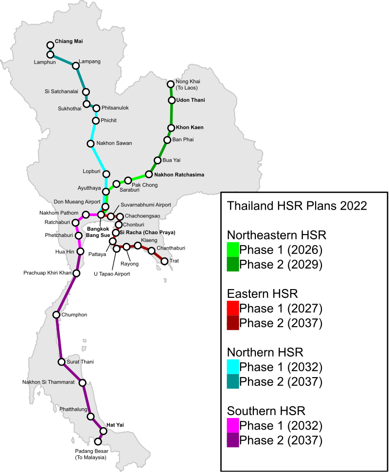 Thai high Speed train project
