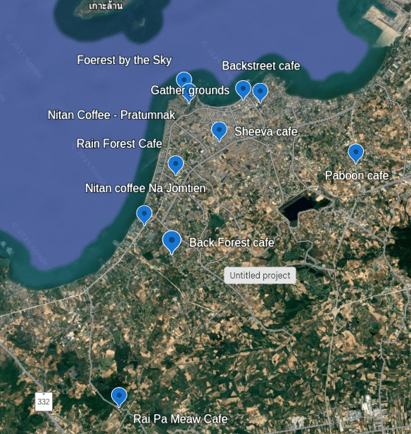 top 10 coffee shops pattaya